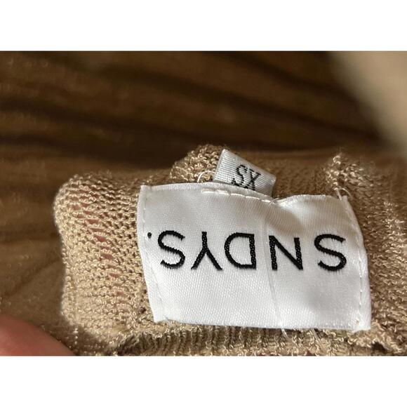 SNDYS Baha Long Sleeve Maxi Dress in Tan - Picture 7 of 8